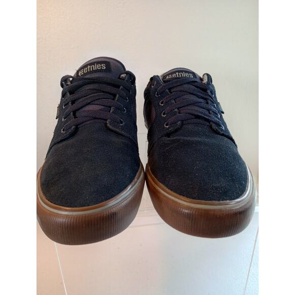 Etnies Men\'s Skateboard Shoes Barge LS Size 10 Navy Blue Suede Leather Upper main image 7